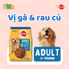 Hạt cho chó Pedigree ADULT - Vị gà & rau củ 