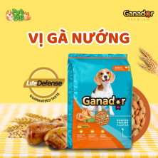 Hạt cho chó Ganador Adult - Vị gà nướng 400g