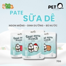 Pate sữa dê PETQ dành cho mèo - gói 70g