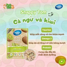 Pate SnappyTom Gourmers - Vị Cá Ngừ & Kiwi túi 70g