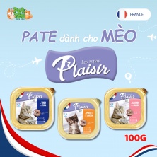 Pate Plaisir dành cho mèo - hộp 100G