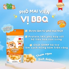 Viên thưởng phô mai Cheddar Cube SmartHeart dành cho cún 50gr - vị BBQ