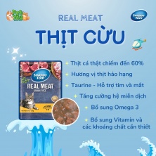 Pate cho mèo - SNAPPY TOM REAL MEAT vị Thịt Cừu 85g 