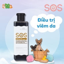 Sữa tắm SOS màu đen - Điều trị viêm da 530ML