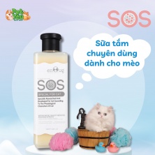 Sữa tắm SOS màu trắng - Chuyên dùng cho mèo 530ML