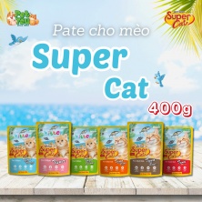 Pate Super Cat dành cho mèo - Túi 400g