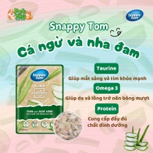 Pate SnappyTom Gourmers - Vị Cá Ngừ & Nha Đam túi 70g