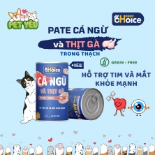 HAPPY CHOICE LON 400GR - cá ngừ & thịt gà