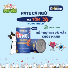 HAPPY CHOICE LON 400GR - cá ngừ & tôm