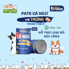 HAPPY CHOICE LON 400GR - cá ngừ & trứng