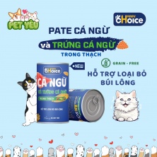 HAPPY CHOICE LON 400GR - cá ngừ & trứng cá ngừ