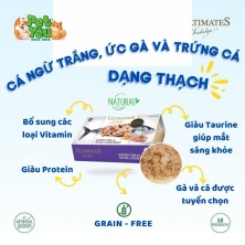 Pate cho mèo - Ultimates Induge vị Cá Ngừ Trắng, Ức Gà & Trứng Cá 85g