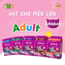 Hạt cho mèo lớn WHISKAS® Adult - gói 3kg