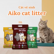 Cát vệ sinh mèo AIKO 15L