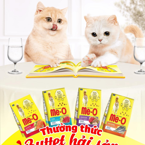Thức ăn hạt Me-O dành cho mèo ( Túi 350Gr)