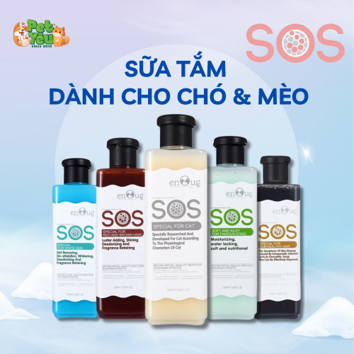 Sữa tắm SOS dành cho chó & mèo - Chai 530ML