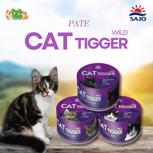 Pate cho mèo Cat Tigger Wild - Hộp 90G