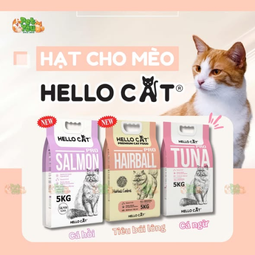 Hạt cho mèo Hello Cat xuất xứ Thái Lan