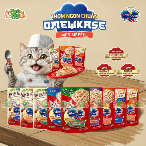 Pate Mèo Silver Spoon Xuất Xứ Nhật Bản 60G