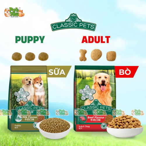 Hạt cho chó CLASSIC PETS 