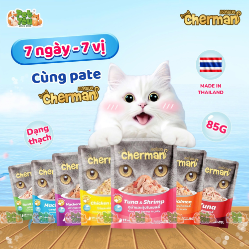 Pate cho mèo Cherman 85g