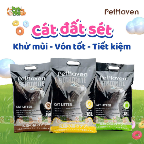 Cát đất sét PET HAVEN dành cho mèo