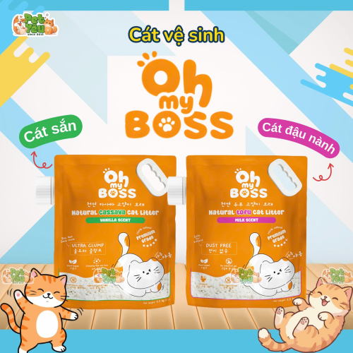 Cát vệ sinh Oh My Boss dành cho mèo - Túi 6L