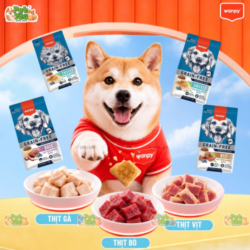 Hạt Wanpy Grain-Free cho chó mọi lứa tuổi