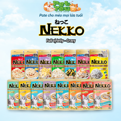 PATE NEKKO CHO MÈO TRƯỞNG THÀNH – GÓI 70G