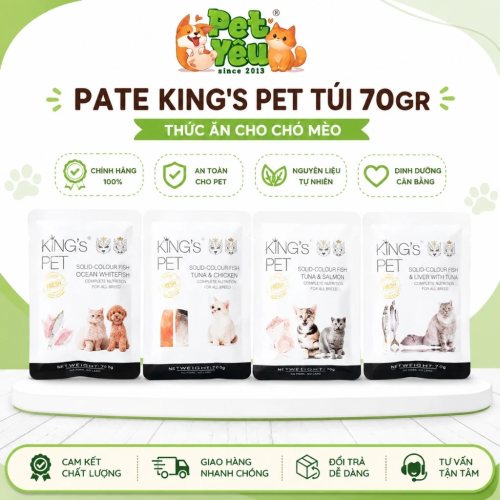 Pate King's Pet Túi 70G Cho Chó Mèo