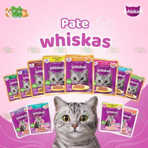 PATE WHISKAS CHO MÈO-TÚI 80G