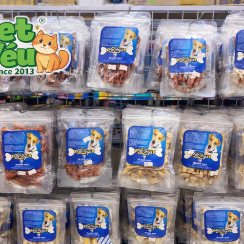 Xương Gặm Da Bò Tài Hưng Thịnh Cho Cún Cưng