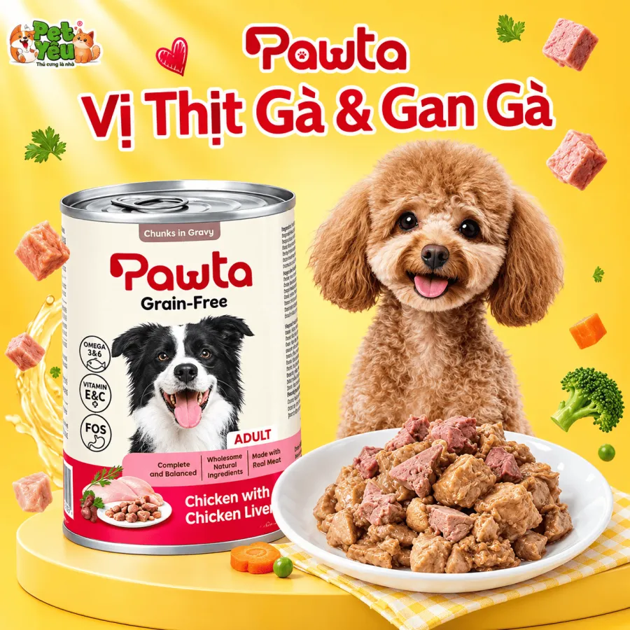Pate Pawta Cho Chó Lon 400G