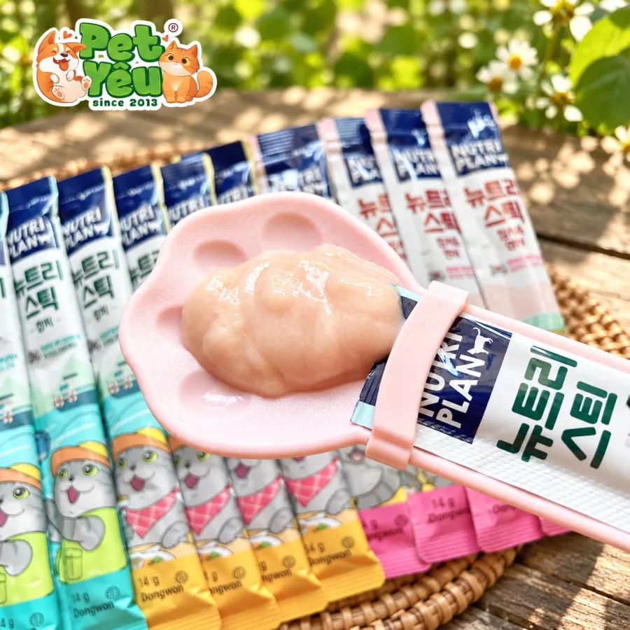 Súp Thưởng Nutri Plan Dành Cho Mèo Xuất Xứ Hàn Quốc - 56G