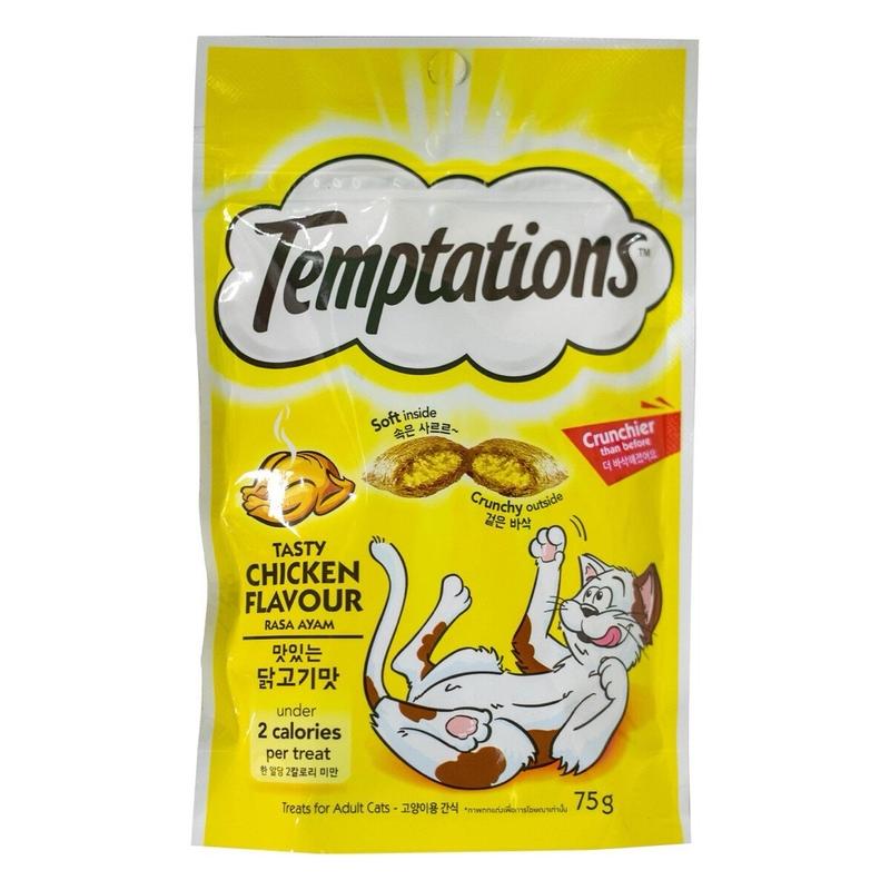 Bánh thưởng TEMPTATIONS dành cho mèo (Gói 75G)