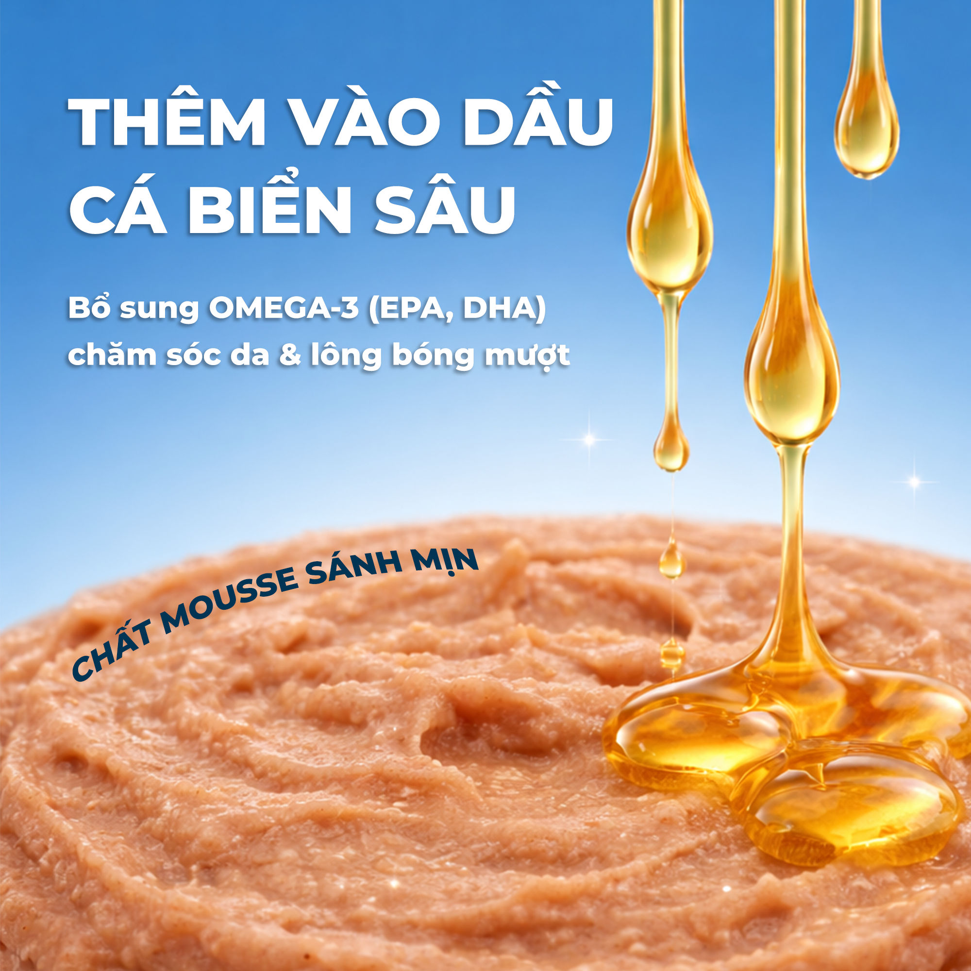 Pate Mousse FAENBEI cho chó từ 3 tháng tuổi - Túi 130G