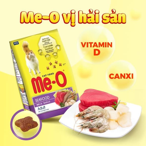 Thức ăn hạt Me-O dành cho mèo mọi độ tuổi ( Túi 1,1Kg-1,2Kg)