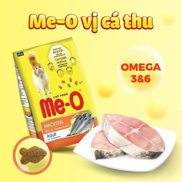 Thức ăn hạt Me-O dành cho mèo ( Túi 350Gr)