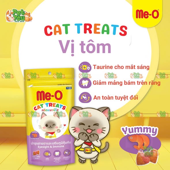 Bánh thưởng dành cho mèo ME-O 50G