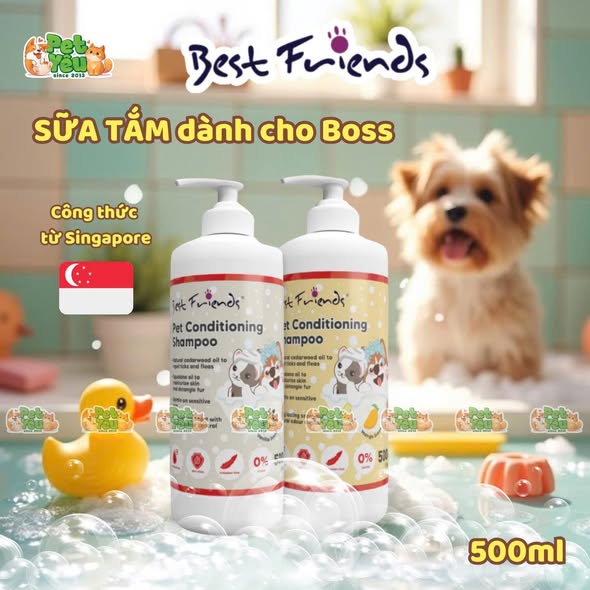 Sữa tắm Best Friends cho thú cưng - 500ML