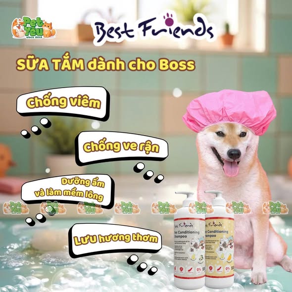 Sữa tắm Best Friends cho thú cưng - 500ML