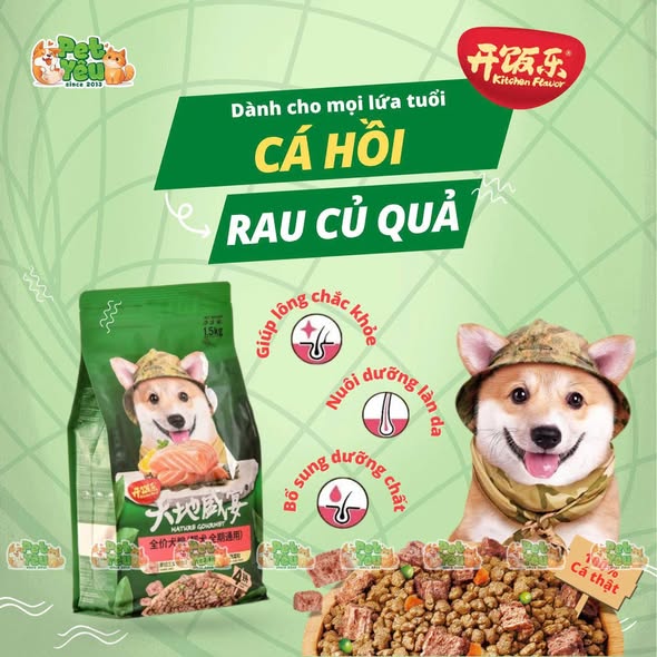 Hạt dành cho chó Kitchen Flavor- Nature Gourmet