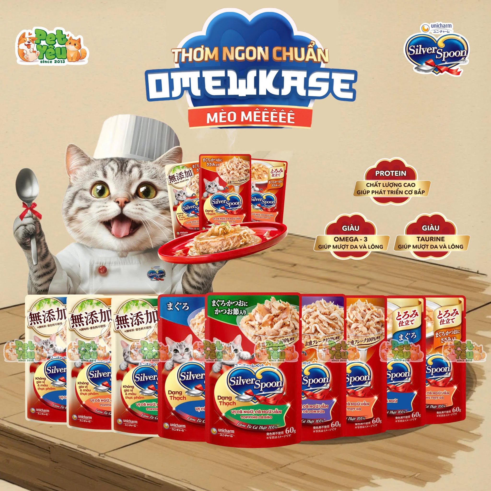 Pate Mèo Silver Spoon Xuất Xứ Nhật Bản 60G