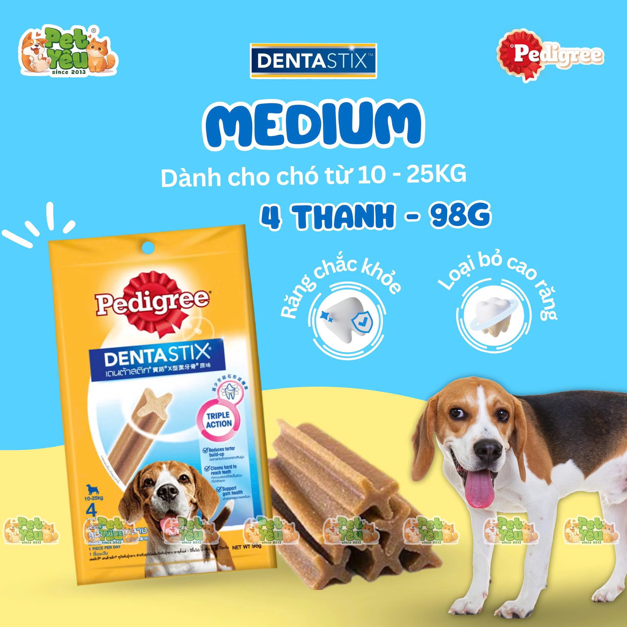 Xương gặm sạch răng Pedigree