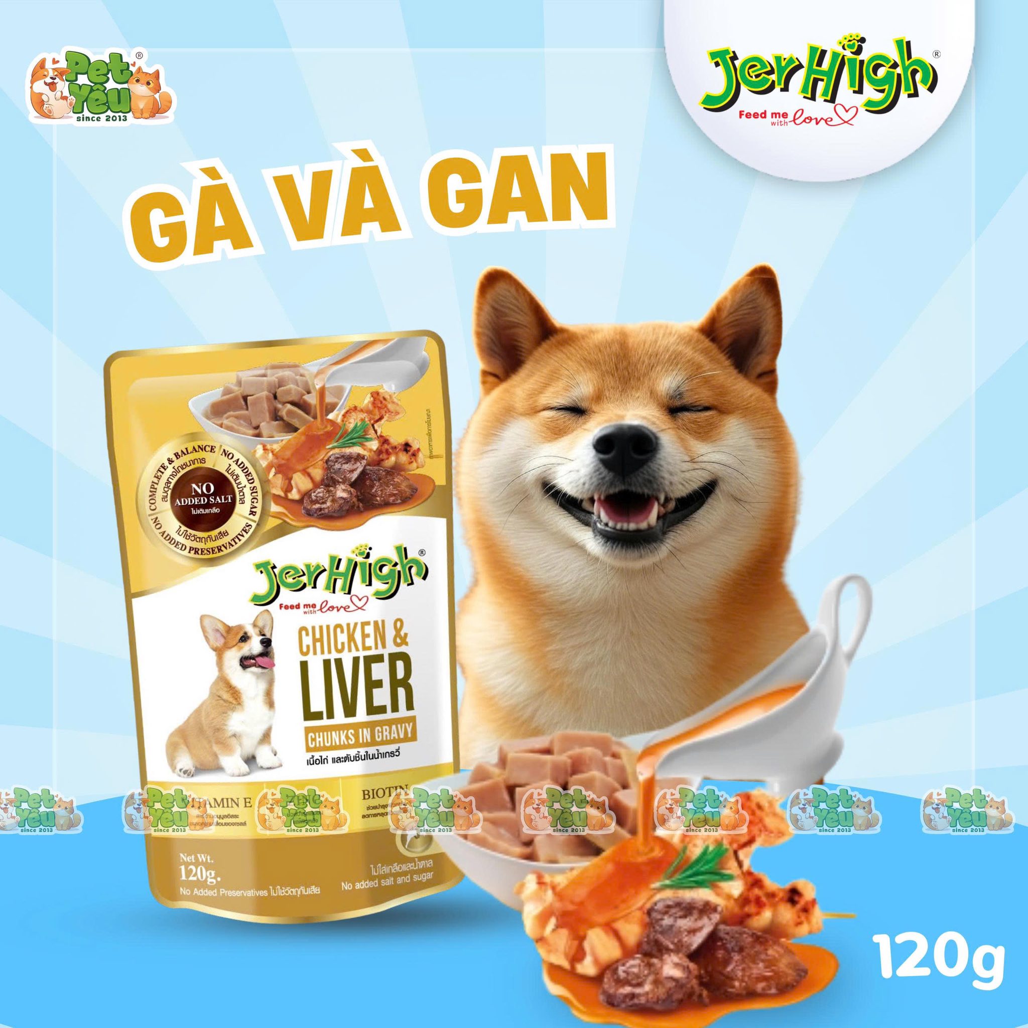Pate cho chó JERHIGH