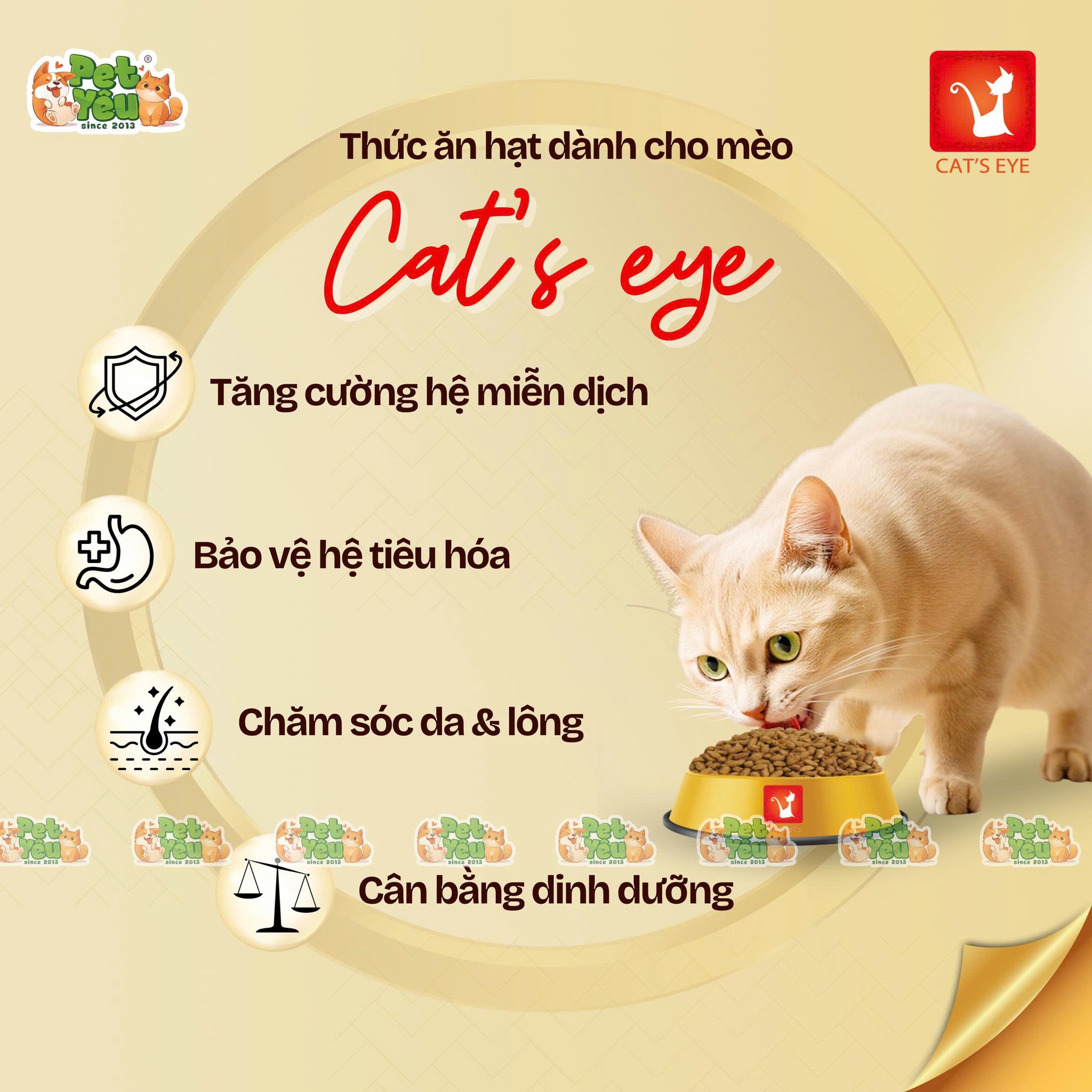 Hạt cho mèo mọi lứa tuổi Cat's Eye
