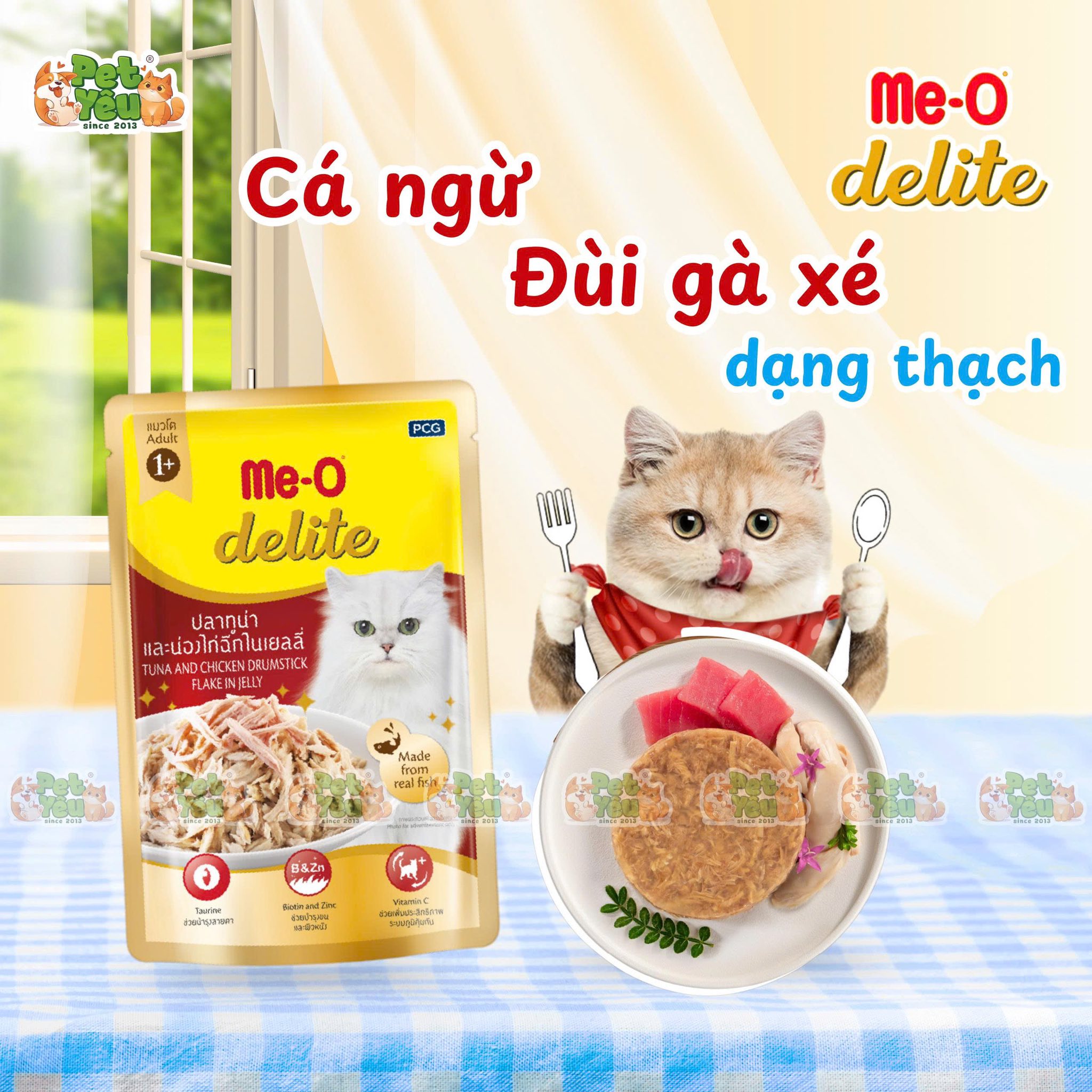 Pate cho mèo ME-O DELIGHT 70G
