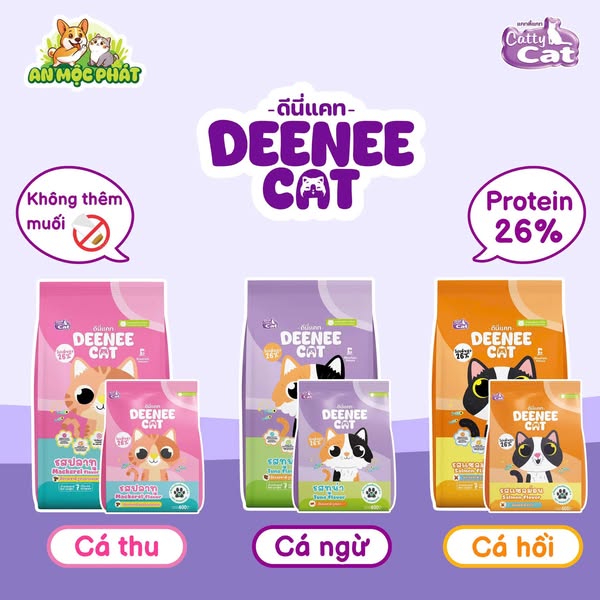 Thức ăn mèo trưởng thành - DeeNee Cat - 400gr