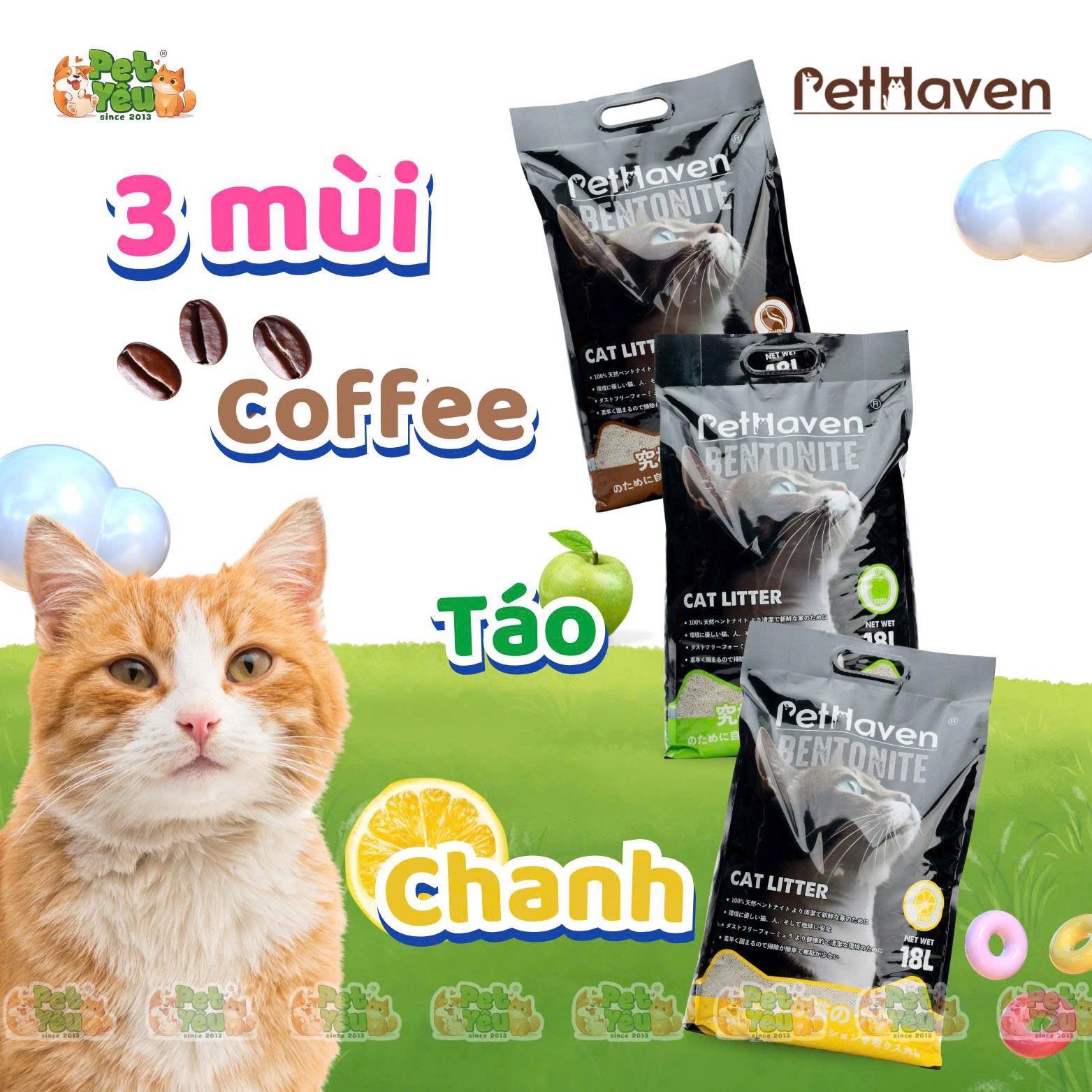 Cát đất sét PET HAVEN dành cho mèo