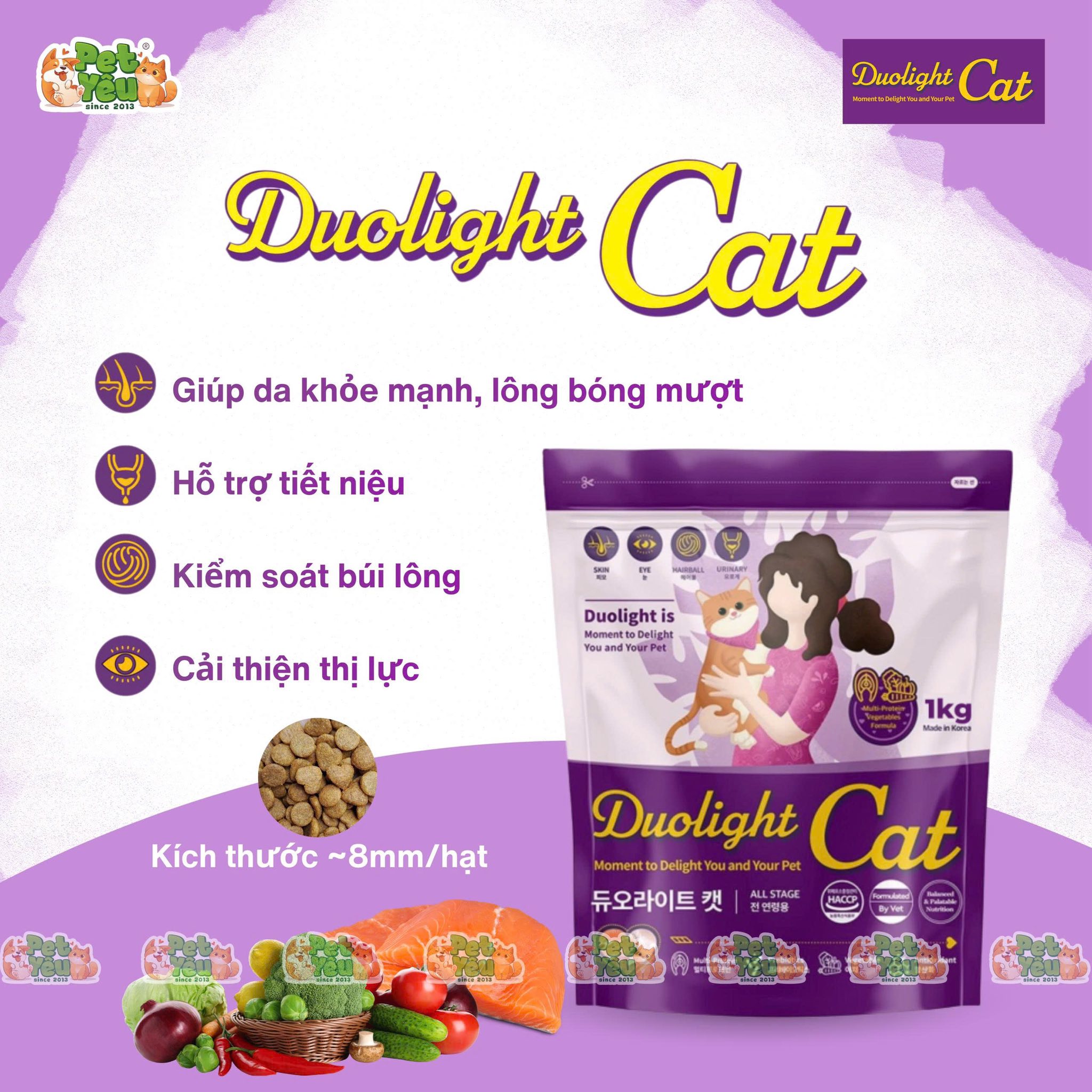 Thức ăn hạt DUOLIGHT CAT